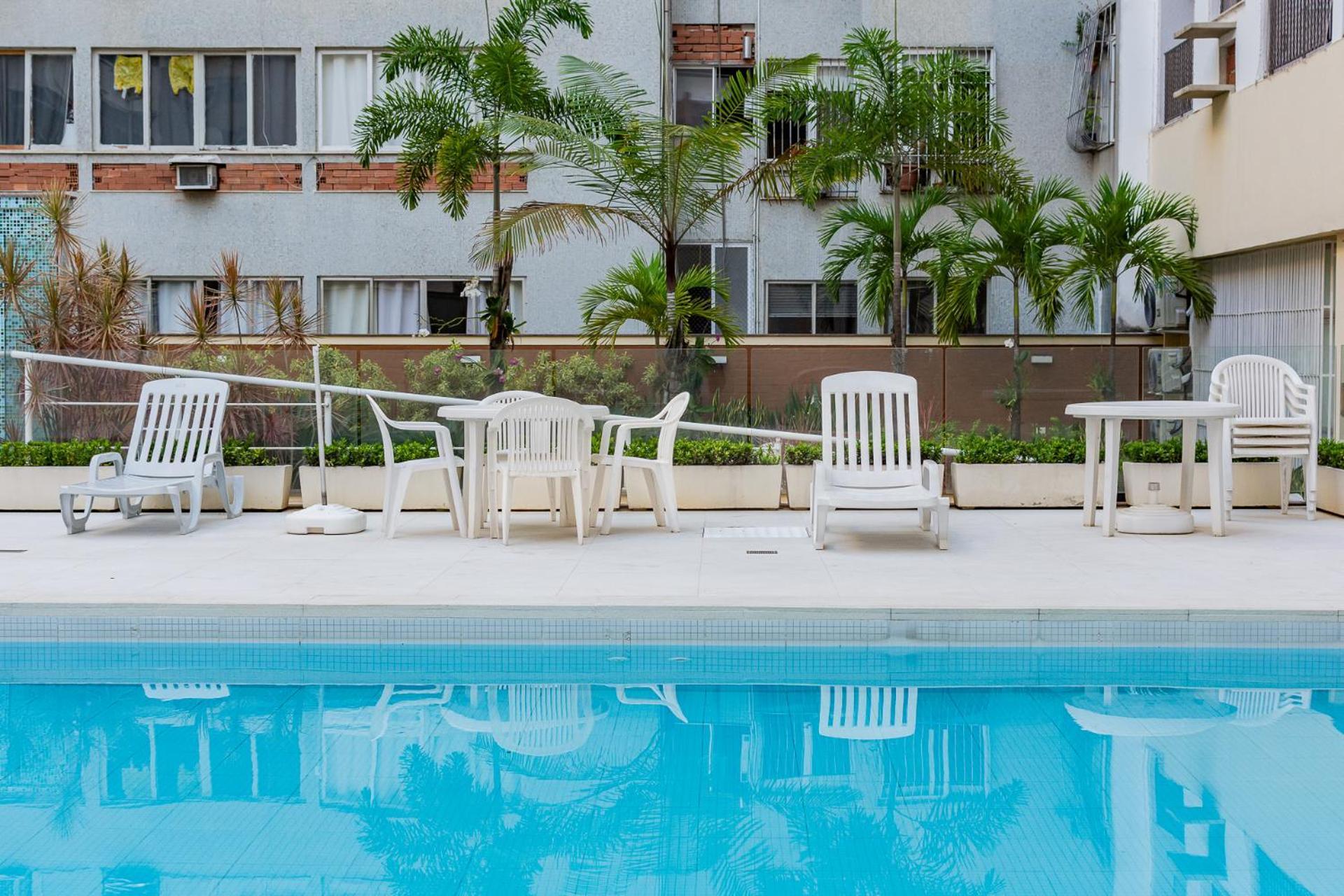 Flat Posto 6 Com Piscina - Copacabana Rio de Janeiro Ngoại thất bức ảnh